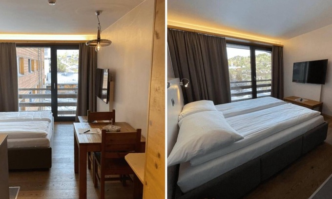 Vercorin Apartment | Wifi, 250m from shops, sauna, hammam, tv, ski locker, 22m², Vercorin