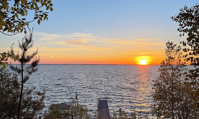 Deer River Cabin | Wilderness Lakefront Rustic Cabin on Lake Winnie outside of Deer River, MN.
