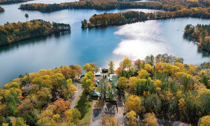 Iron River Cabin | Wilderness Package at The Spot includes 2 Cabins! Located on Buskey Bay in Iron River, WI