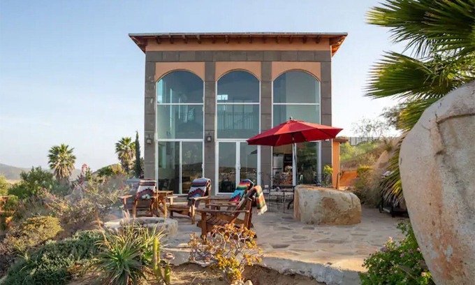 San Antonio de las Minas House | Wine Country Loft in Valle de Guadalupe located on Working Vineyard