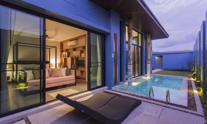 Choeng Thale Villa | WINGS1-VW1: 1 Bedroom Pool Villa-Wings Layan-Full Kitchen