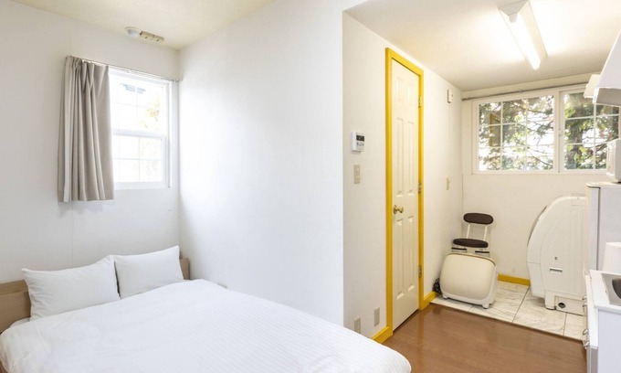 Fujikawaguchiko Apartment | With foot massager Twin room double bed x 2 u/Minamitsuru-gun Yamanashi