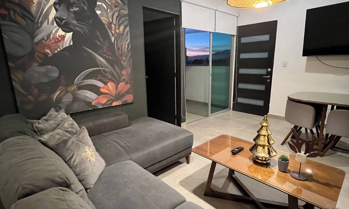 Angelopolis Apartment | With terrace in front of the Star of Puebla