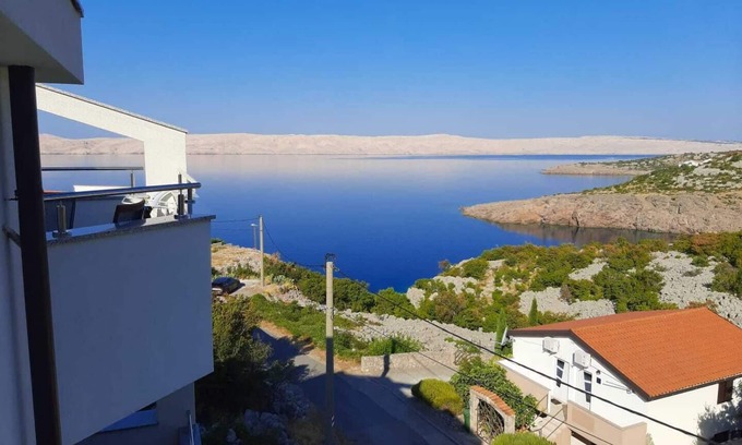 Cesarica House | Wohnung für 2 in Einer Villa mit Wunderschönem Meerblick