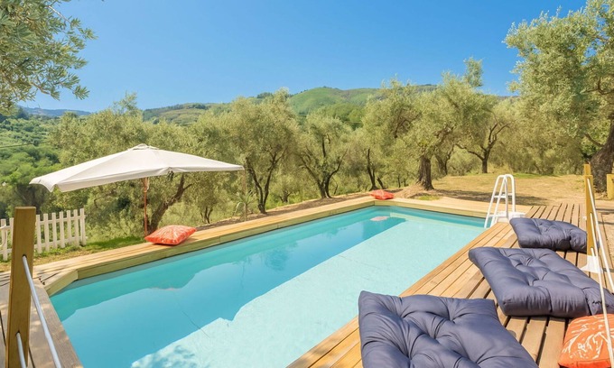 Giugnano Villa | Wonderful private villa with private pool, A/C, WIFI, TV, pets allowed, panoramic view and parking