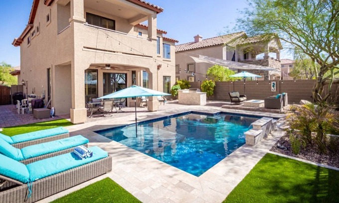 Las Sendas House | Wonderful Las Sendas House W/ Private Salt Water Heated Pool in Gated Resort