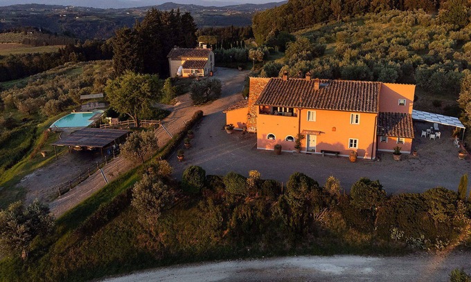 Montelupo Fiorentino Villa | Wonderful private villa with private pool, A/C, WIFI, TV, patio, panoramic view and parking
