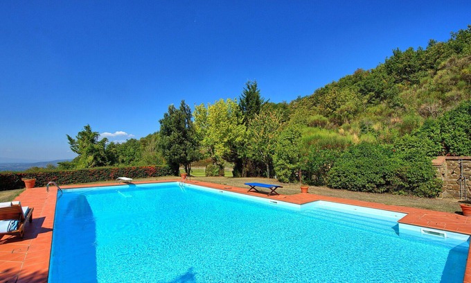 Arezzo Villa | Wonderful private villa with WIFI, private pool, A/C, TV and panoramic view, close to Arezzo