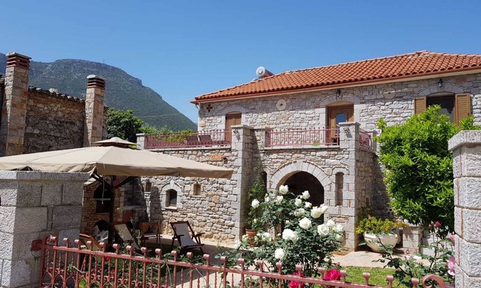 Leonidio House | wonderfully restored traditional stone house