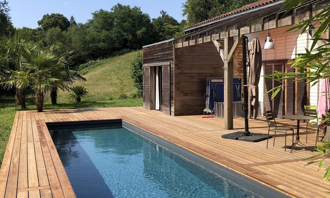 Guethary House | Wood Architect house, greenery, beaches on foot