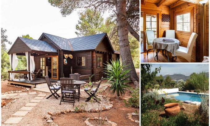 Lliber Cabin | Wooden chalet for 2 (+2) with private entrance, shared pool and stunning views