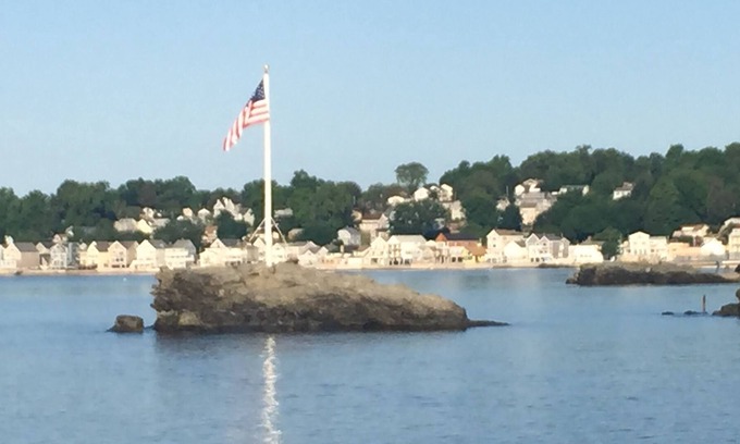 Woodmont House | Woodmont on the Sound Dutch Colonial historical beach home