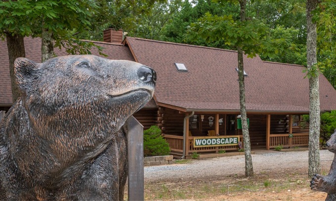 Pine Mountain Valley Cabin | Woodscape Cabins "Bear" - Main Cabin of Triplex