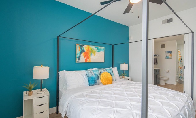 Desert View Village Condo | Work Here. Swim Here. Stay Here. Pool Laundry