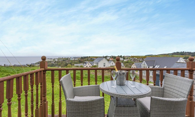 Portpatrick Cottage | Wow - the views from the balcony are just spectacular.