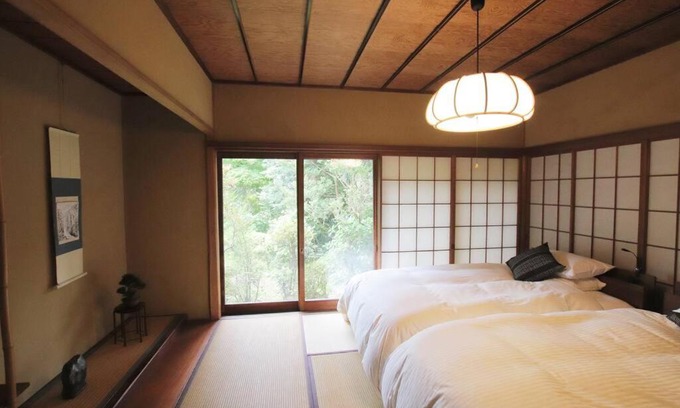 Hakone House | Yamaguchi House Villa,Historic Japanese Room with Onsen