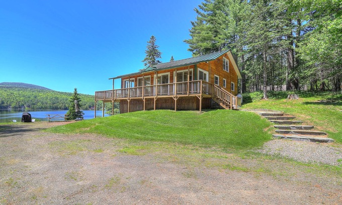 Oquossoc House | Yellow Pine - Enjoy swimming, boating and wonderful views on Rangeley Lake