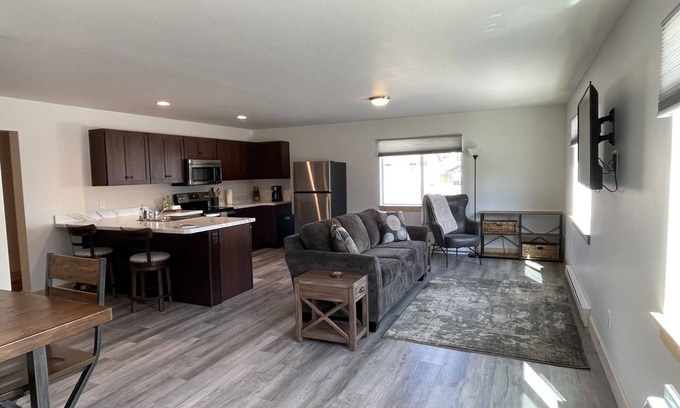 Gardiner Apartment | Yellowstone Retreat Rentals UC: two blocks from Yellowstone!