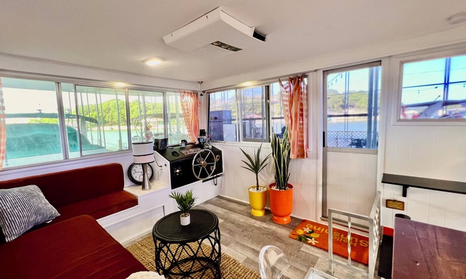 Pelican Bay Boat Rental | You're On A Boat! Charming houseboat on Eagle Mountain Lake