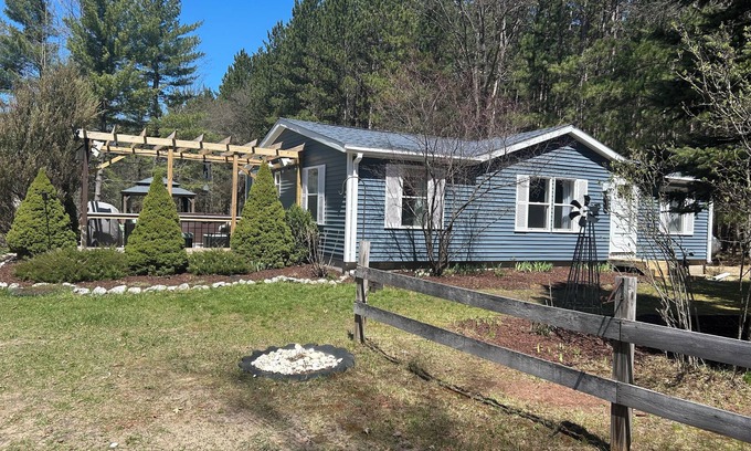Kalkaska House | Your Cozy Boho Cabin In The Woods Located In Grayling Michigan!
