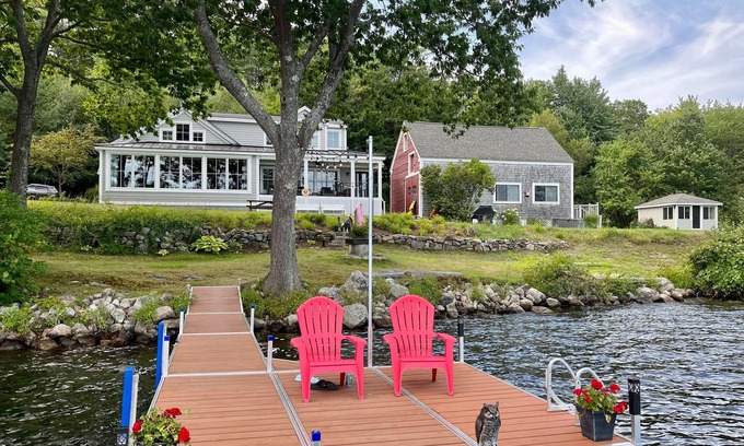South Casco House | Your Own Private Lakefront Family Compound! - 250' Frontage w/Spectacular Views