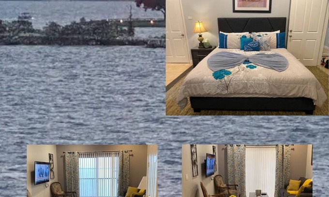 Seven Coves Condo | Your Place right on the lake with third floor balcony to watch the sunset 2x2+1