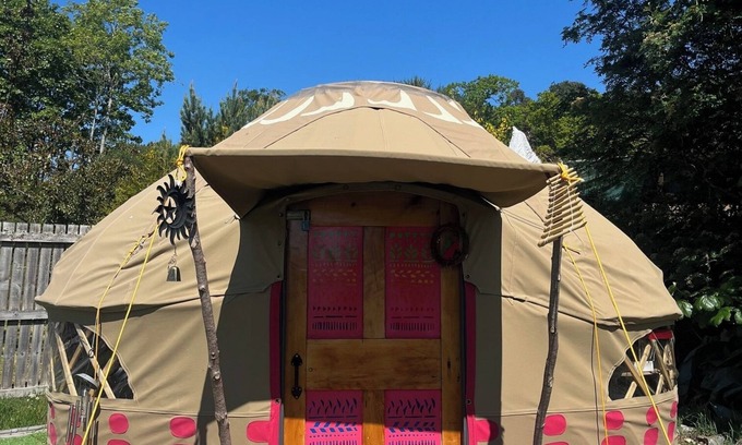 Contin Cabin | Yurt Retreat - overlooking the River Blackwater