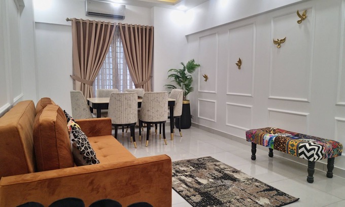 Karachi Apartment | Zaha Homes-Grand 3BR apt by SNL, Shaheed-e-Millat Road