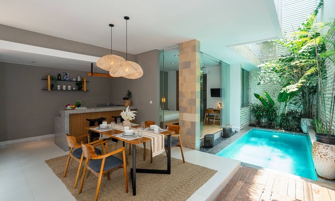 Dewi Sri Villa | Zeva Villa - New Spacious 2BR in Seminyak Legian - CENTER close to everywhere!