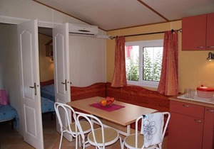 Camping La Bergerie Plage **** - 4 room mobile home 8 people