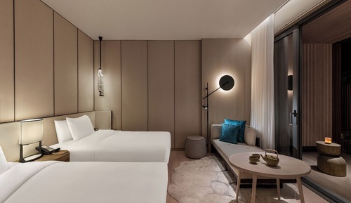 Standard Room, 2 Twin Beds, Mountain View (Lingfeng Mountain View)