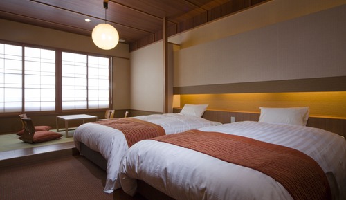 Japanese Western Style Room (HalfBoard with Japanese Wagyu Beef Steak(Omi beef)), Non Smoking