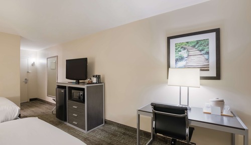 Standard Room, 2 Double Beds, Non Smoking, Refrigerator & Microwave