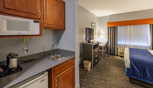 Suite, 1 King Bed, Non Smoking, Refrigerator & Microwave (Living Room;with Sofabed)