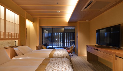 Kotone rooms with open-air hot spring baths Executive Twin, Non Smoking