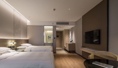 Deluxe Room, 2 Double Beds, City View