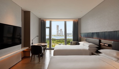 Premier Room, 2 Double Beds, Harbor View