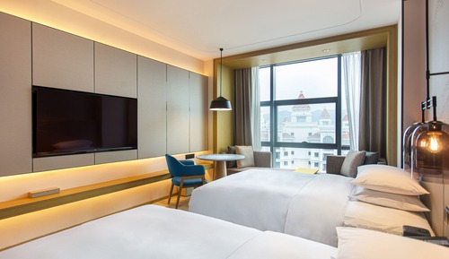 Premier Room, 2 Double Beds, City View
