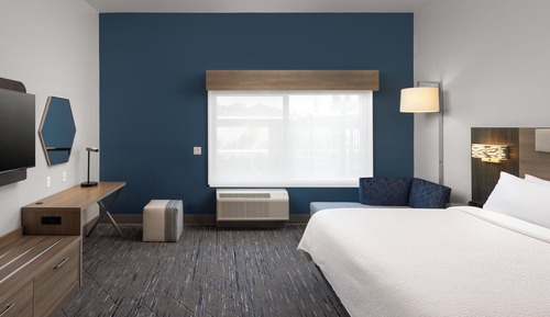 Standard Room, 1 King Bed, Mobility Accessible (Roll in Shower)