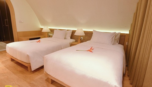 Premium Double Room Single Use, 2 Twin Beds