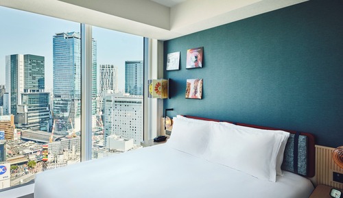 Premium Room, 1 King Bed (Scramble View, Separate Bath)