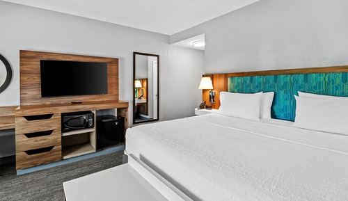 Room, 1 King Bed, Refrigerator & Microwave