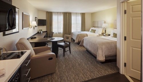 Studio Suite, 2 Queen Beds, Accessible (Hearing, Roll-In Shower)