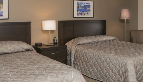 Intermediate Room 2 Queen Beds, Garden View (Annex Building Motel)