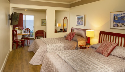 Room 2 Doubled Beds, Annex Building East, Ground Floor, Sea View and Balcony