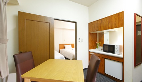 Standard Twin Room, Smoking With Kitchenette (Cleaning is Optional with Additional Cost)