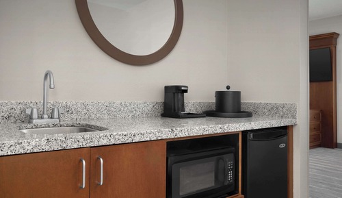 Studio Suite, 1 King Bed, Micro/Fridge, Mobility/Hearing Acc., Roll-In Shower, NS