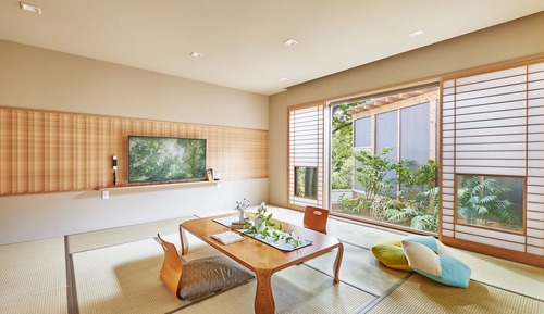 Hyoutan Japanese Style Family Suite Room with Open-Air Golden Hot Springs