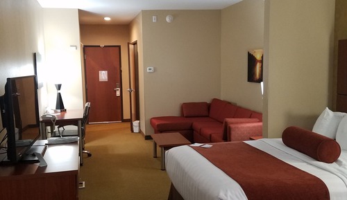 Suite, 2 Queen Beds, Non Smoking, Refrigerator & Microwave