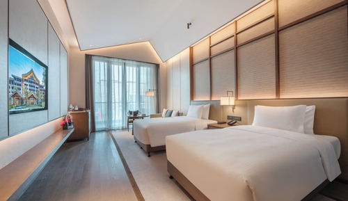 Deluxe Street View Twin Room